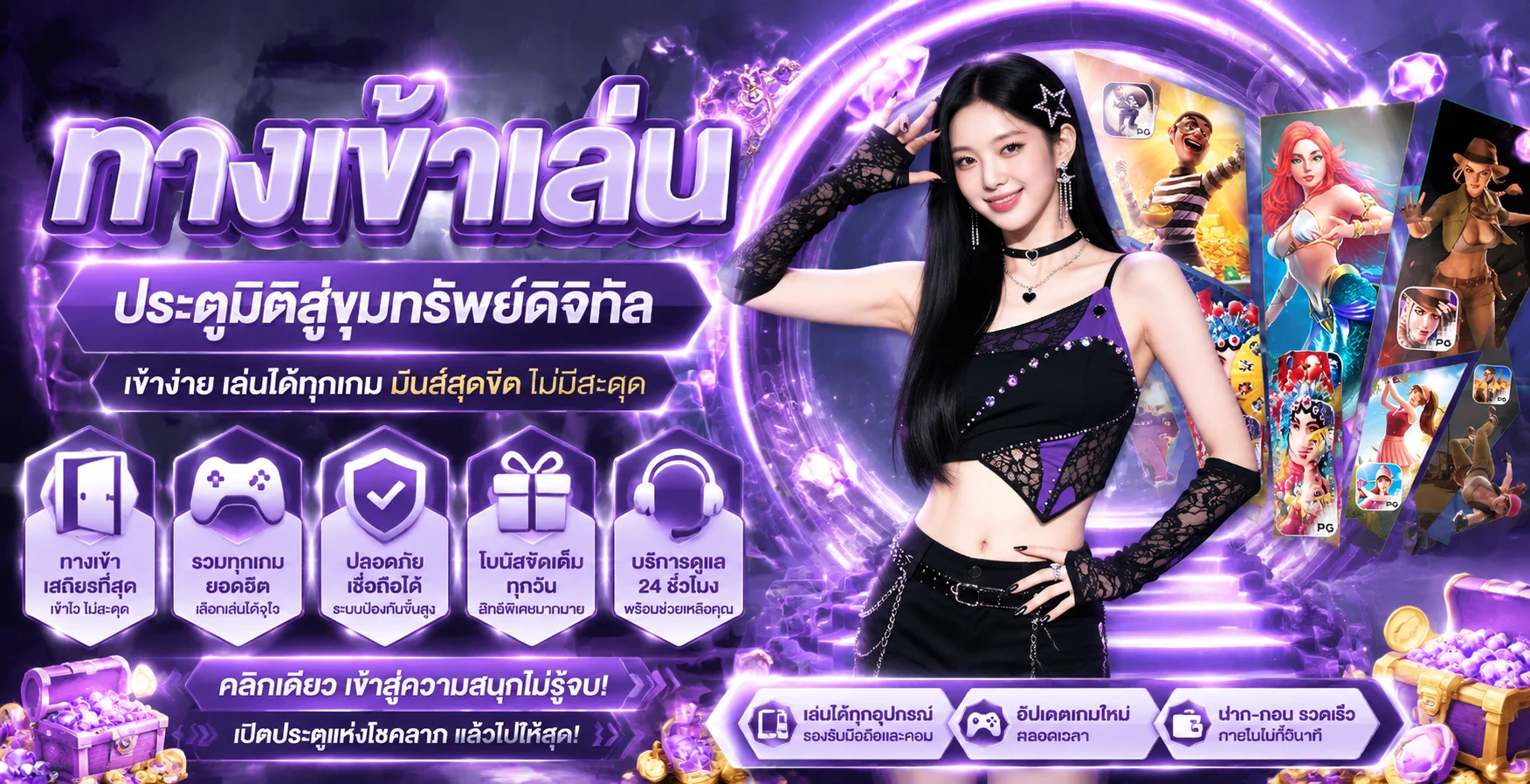 จุดเด่น GODKINGBAR เว็บตรงฝากถอนออโต้ไม่มีขั้นต่ำ โปรโมชั่นแรง